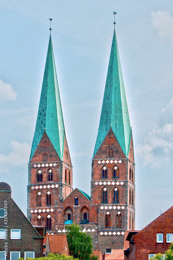 Blick auf die Marienkirche