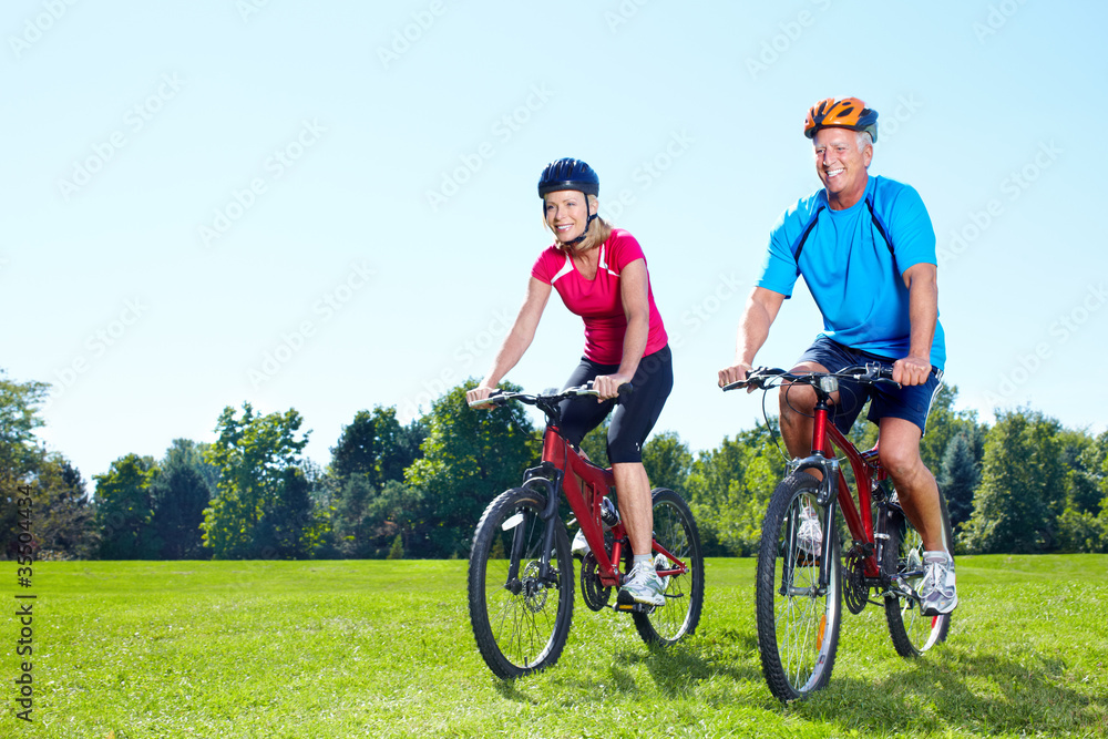 Fototapeta premium Riding couple.