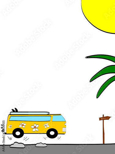 to the beach