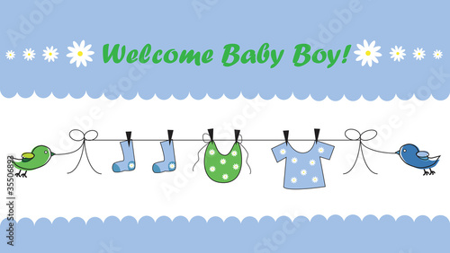 Welcome Baby Boy
