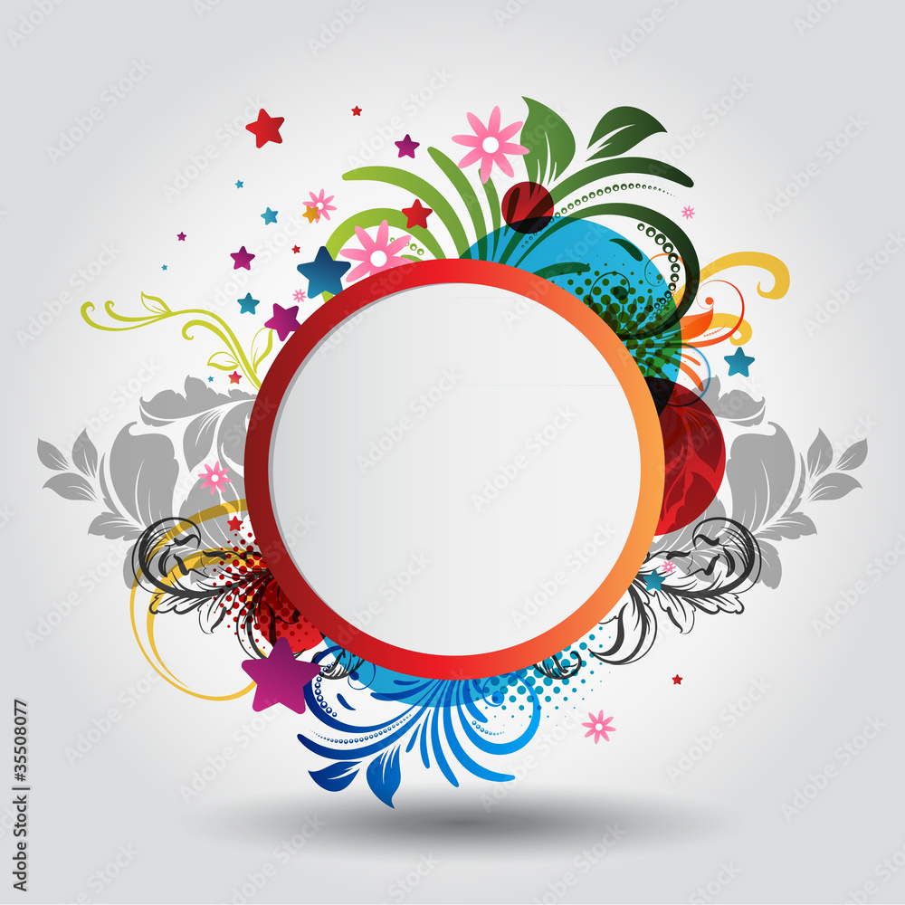 Obraz premium Beautiful Circle Background