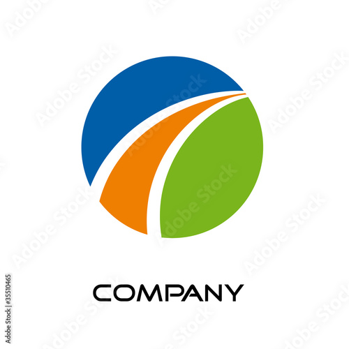 Logo Athletics Stadium, country road # Vector