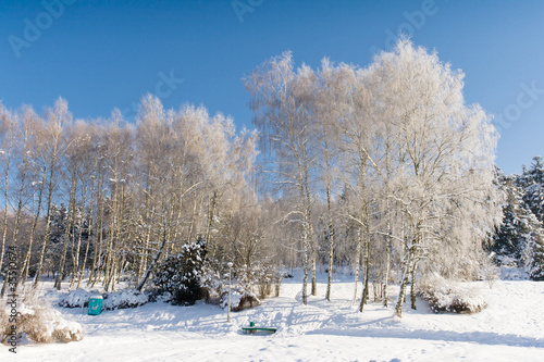 Wallpaper Mural winter landscape Torontodigital.ca