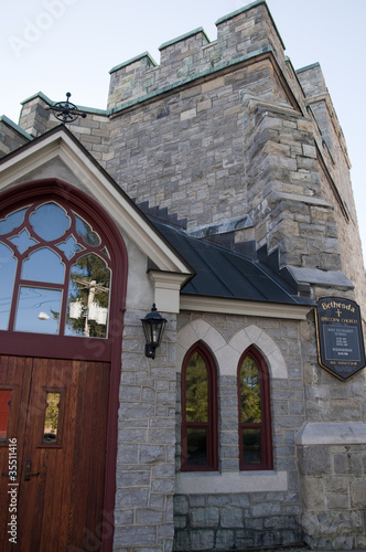 Church in Saratoga Springs, New York State, USA photo