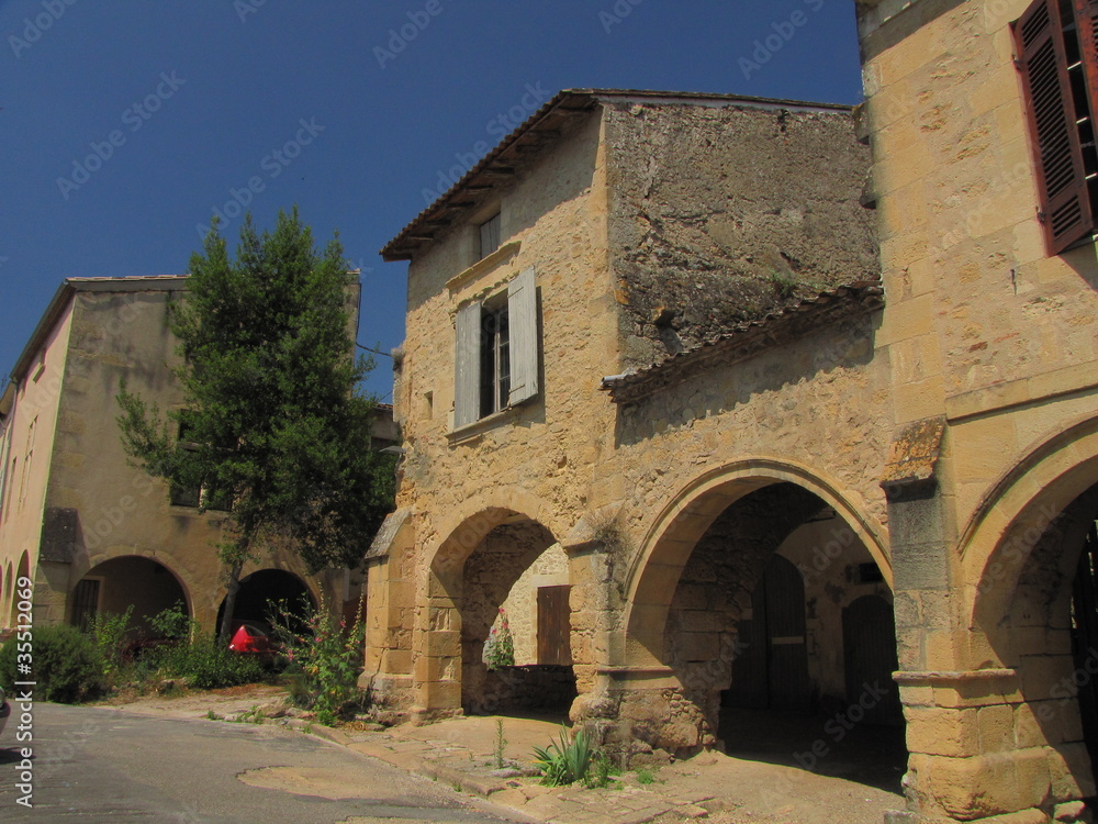 Village de Saint-Macaire ; Gironde ; Aquitaine