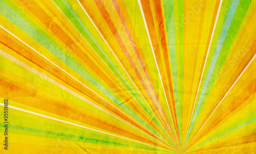 Geometric abstract background yellow orange green and red photo