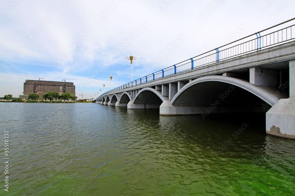 bridge across the river bridge across the river