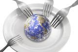 the world on a plate