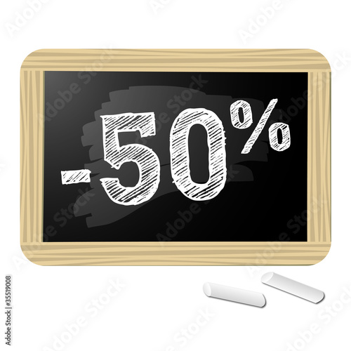 Ardoise promotions -50%