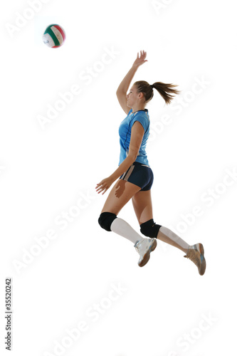 gir playing volleyball © .shock