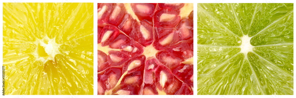 Various fruit close-up Various fruit close-up
