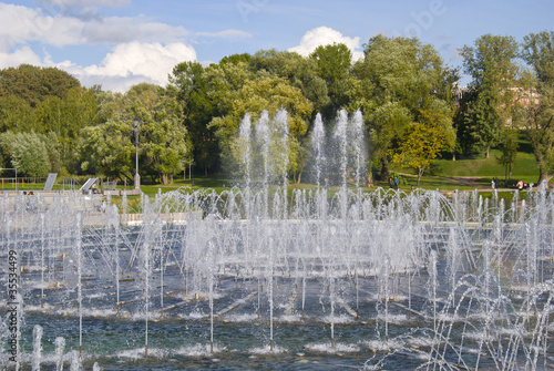 Фонтан в парке Царицыно