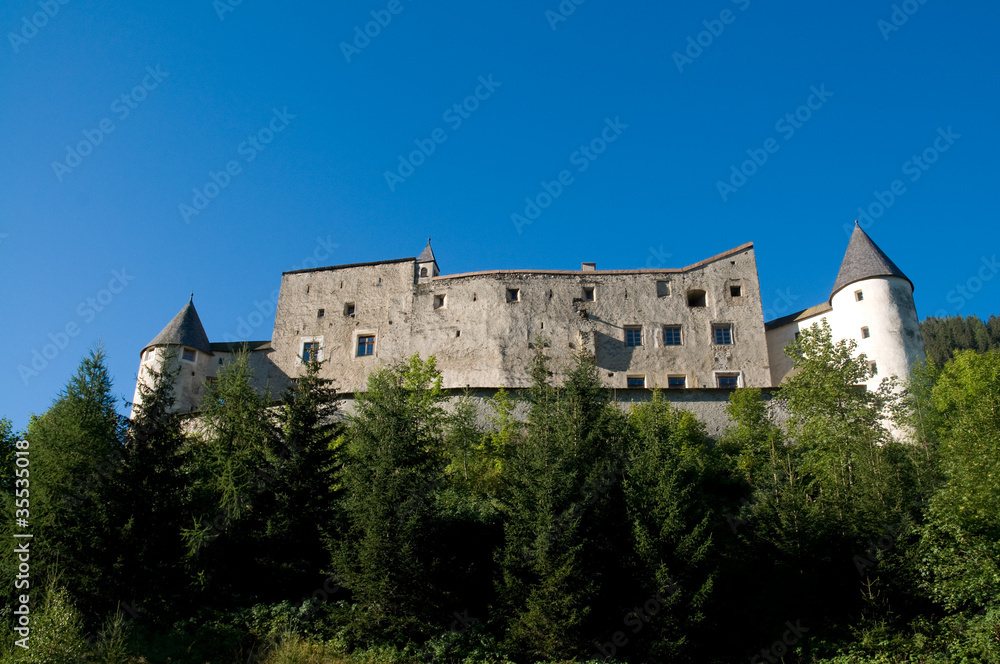 Blick au Schloss Naudersberg