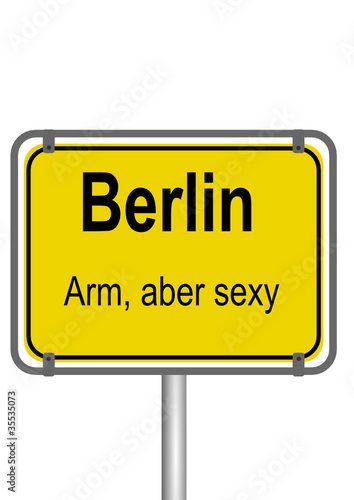 Berlin Arm aber sexy Stock Vector | Adobe Stock