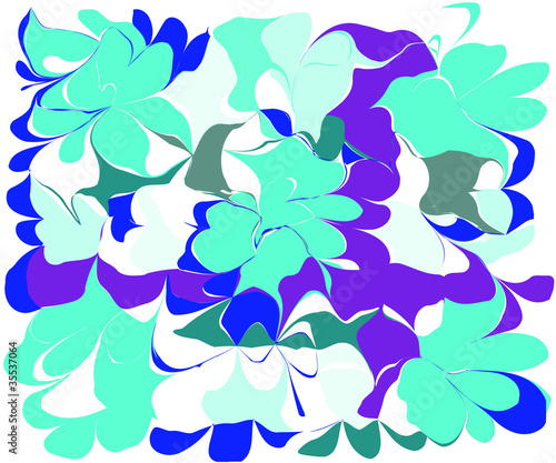 abstraction with violet
