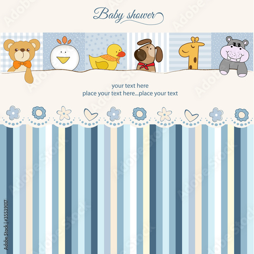 baby shower announcement