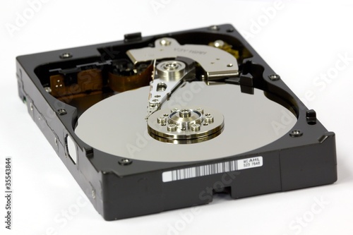 Inside View of Hard Drive