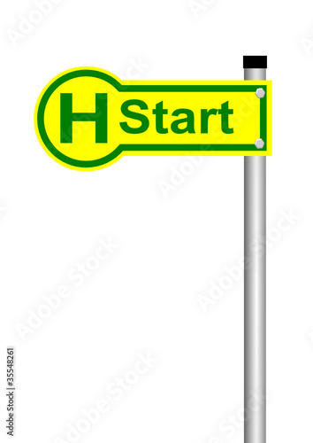 Haltstelle Start