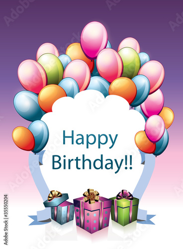 Birthday Balloons and Gifts