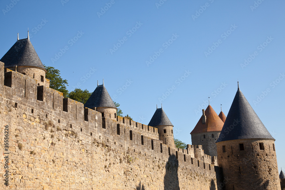 Murallas y torres de Carcassonne