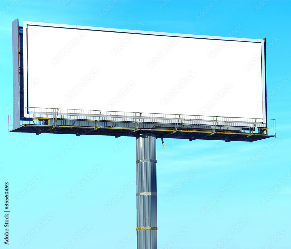 Obraz premium Space for Message Giant Poster white Canvas