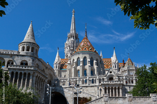 Fisherman  s Bastion  Buda castle in Budapest