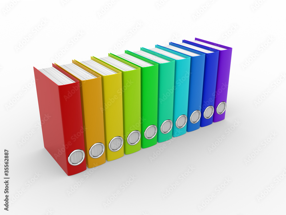 Naklejka premium Folders