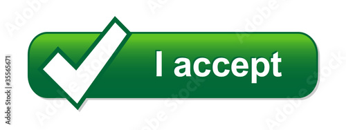I ACCEPT Web Button (terms and conditions legal agree)