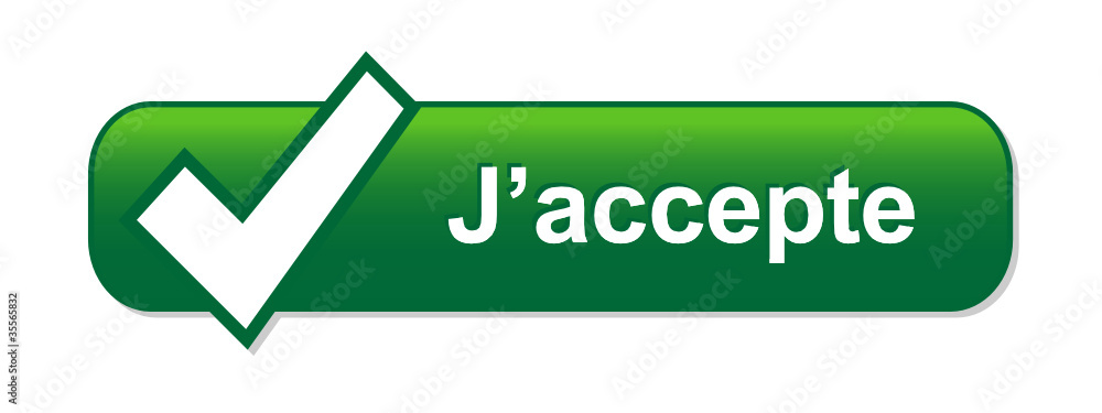 Bouton Web J’ACCEPTE (accepter inscription s’abonner s’inscrire) Bouton Web J’ACCEPTE (accepter inscription s’abonner s’inscrire)