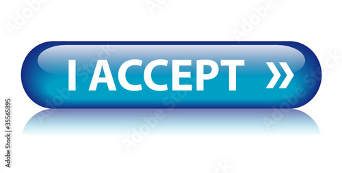 I ACCEPT Web Button (terms and conditions legal agree)
