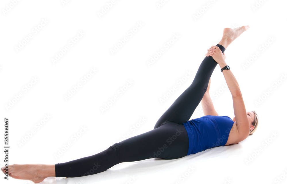 écart - femme sporive écart - femme sporive