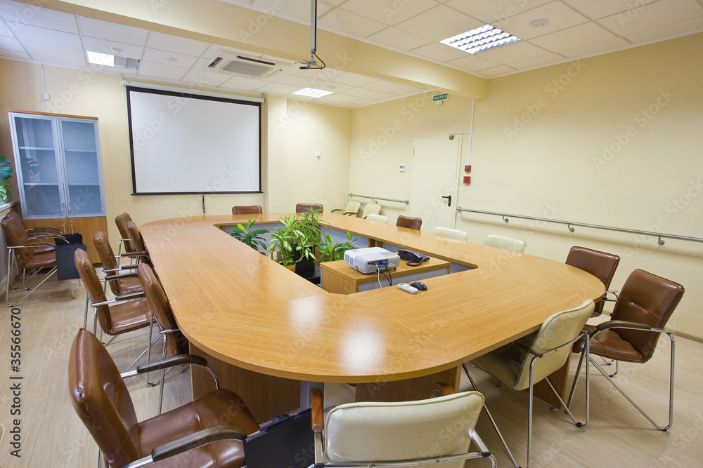 Business meeting room in office