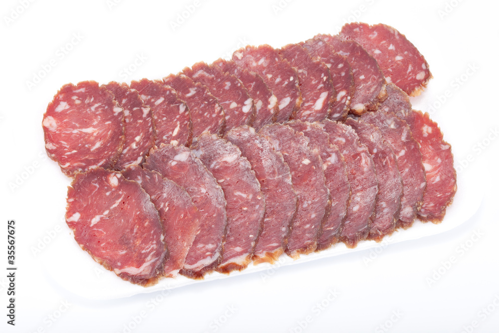 Cutting sausage Cutting sausage