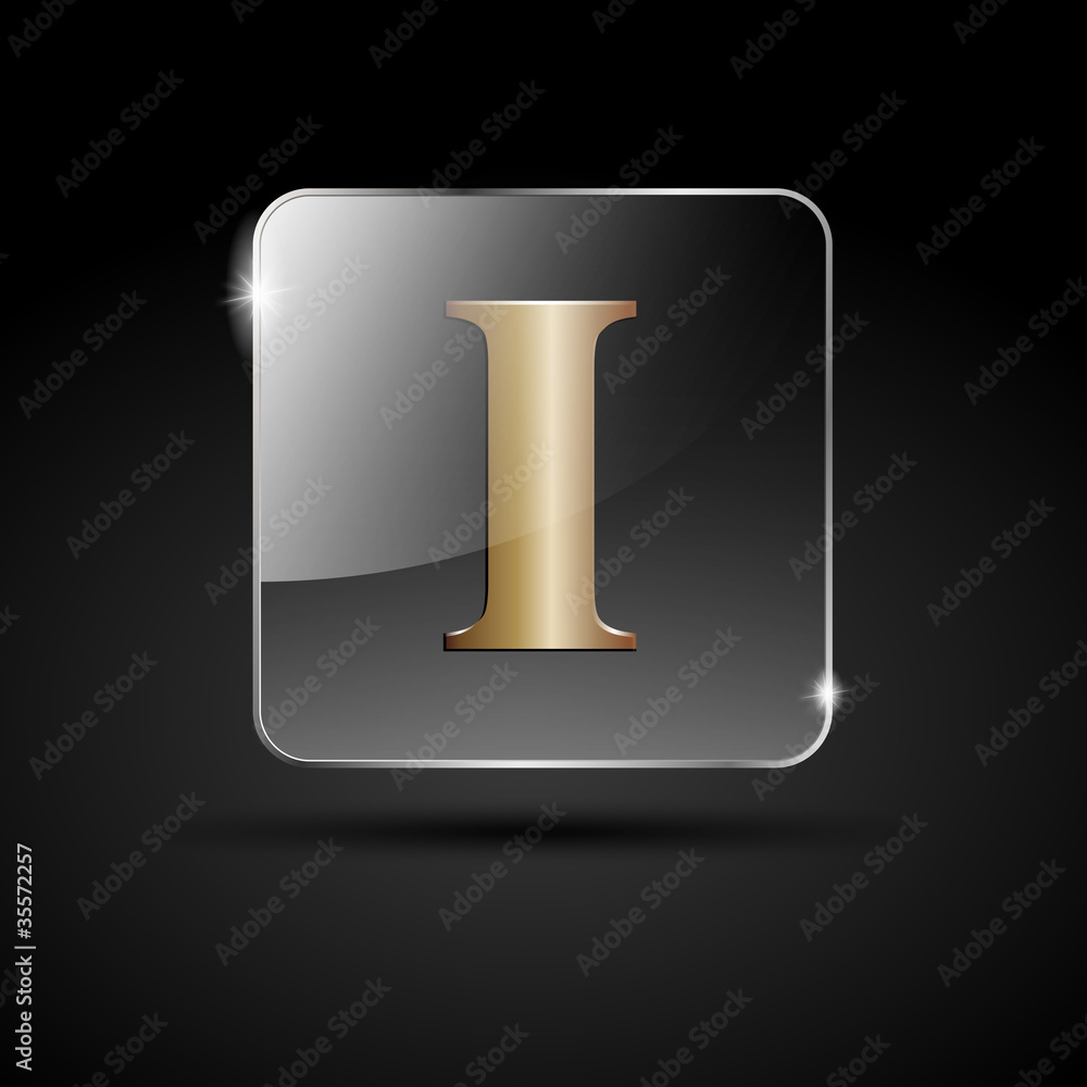 Logo golden letter I # Vector Logo golden letter I # Vector