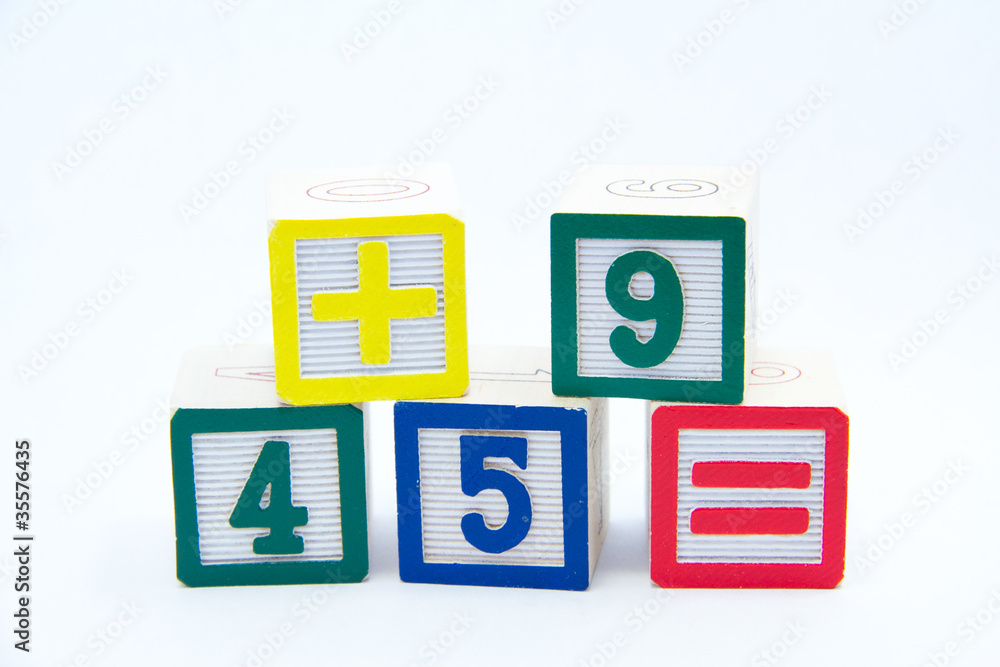 Math Blocks over white Math Blocks over white