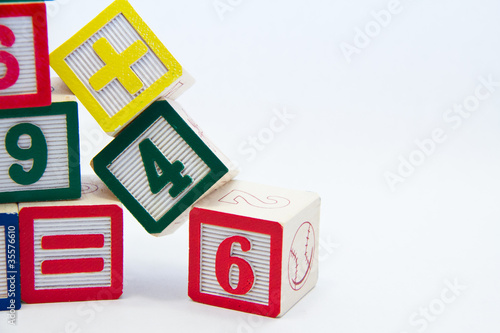 Crumbling Alphabet Block Pile