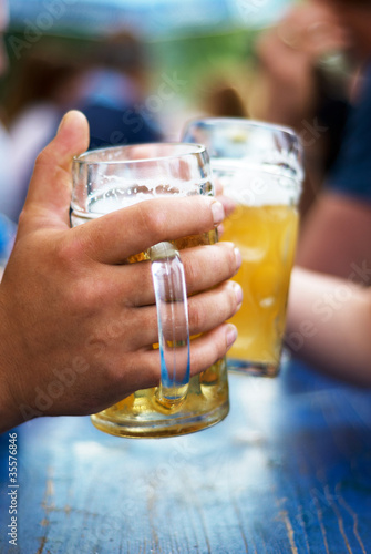 Bier am Oktoberfest