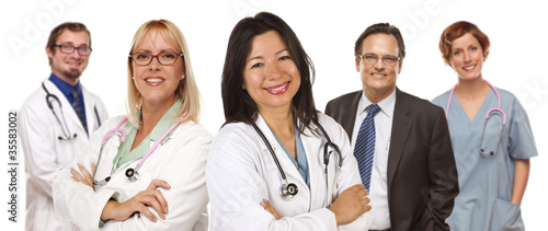Group of Doctors or Nurses ...
