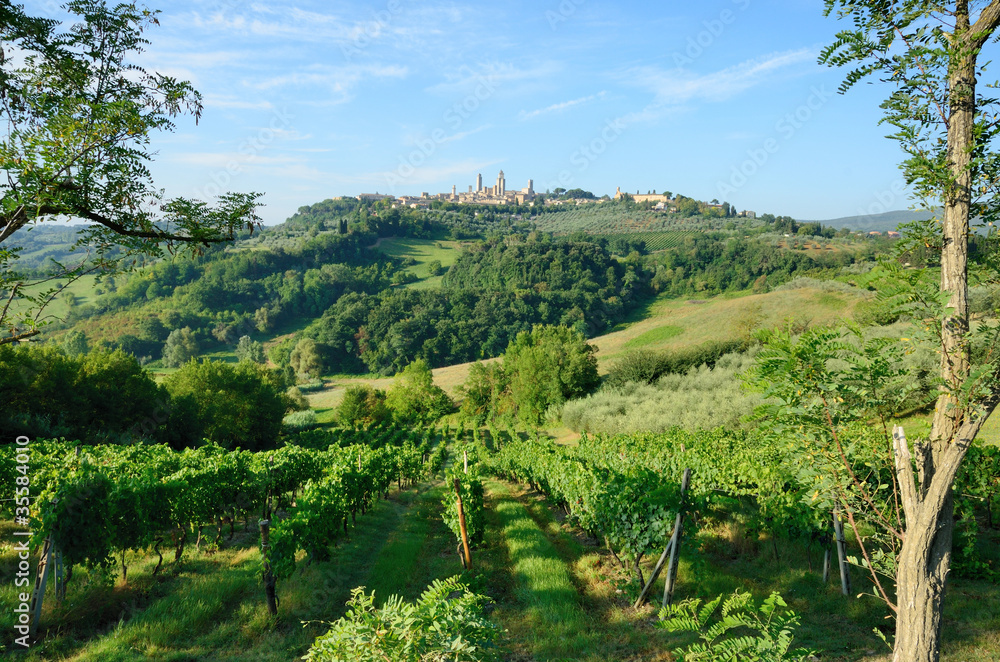 San Gimignano and Tuscan Country