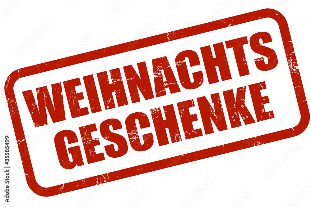 Grunge Stempel rot WEIHNACHTSGESCHENKE Grunge Stempel rot WEIHNACHTSGESCHENKE