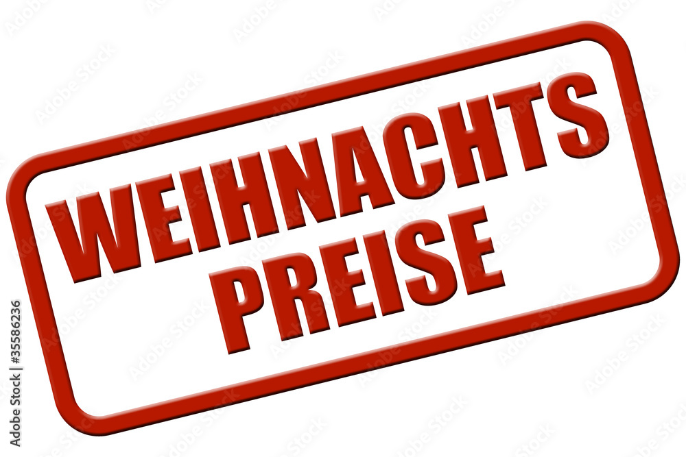 Stempel rot rel WEIHNACHTSPREISE Stempel rot rel WEIHNACHTSPREISE