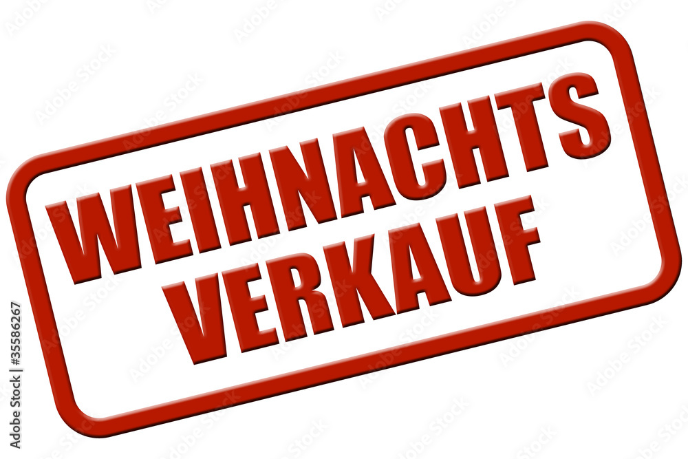 Stempel rot rel WEIHNACHTSVERKAUF Stempel rot rel WEIHNACHTSVERKAUF