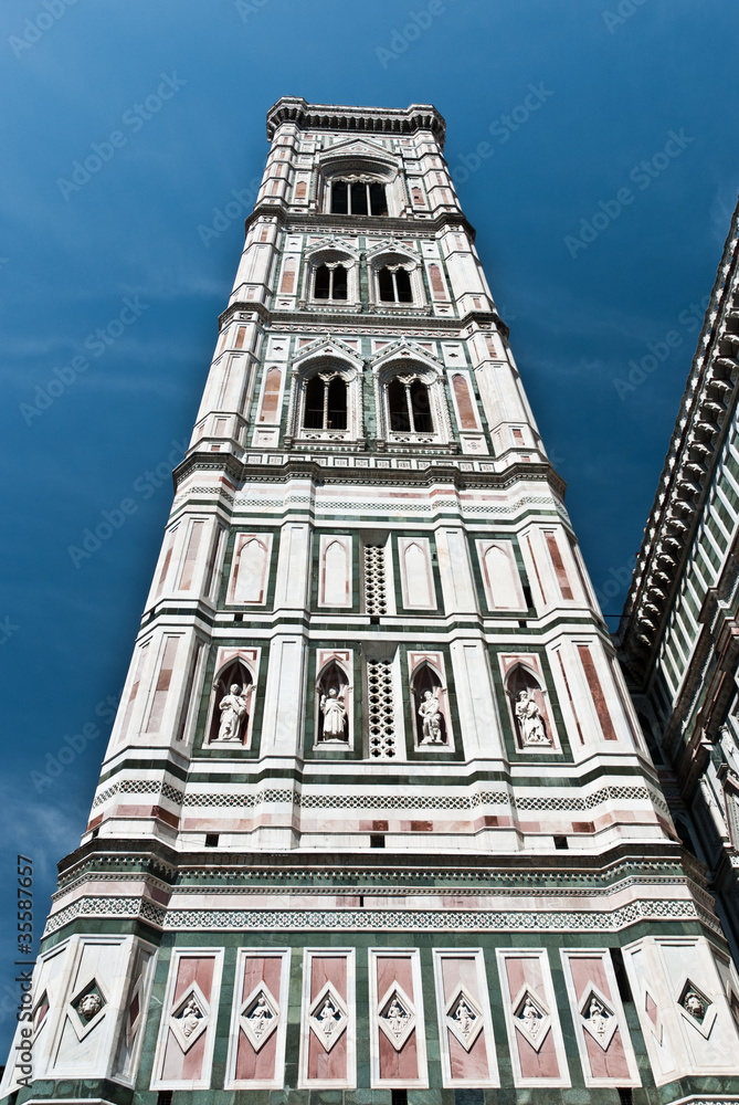 The Campanile, bell tower of Florence, Tuscany The Campanile, bell tower of Florence, Tuscany