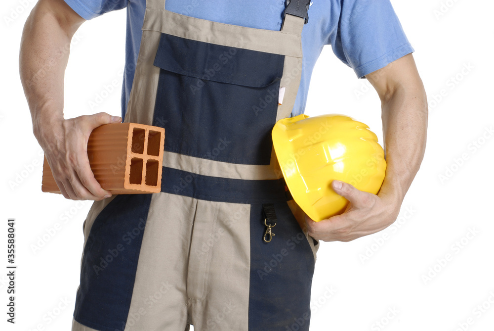 Obrero listo para trabajar Obrero listo para trabajar