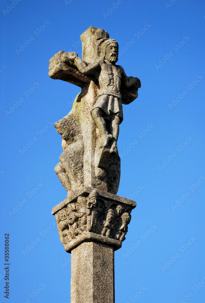 ancient crucifixion of the christ in santiago de compostela, gal ancient crucifixion of the christ in santiago de compostela, gal