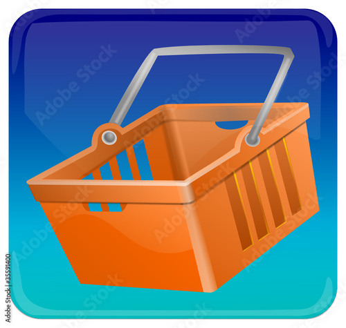 App mit Einkaufskorb