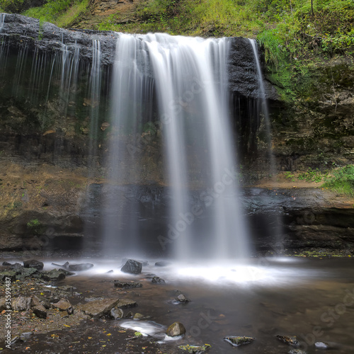 Forest Waterfall  HDR