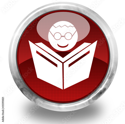 E-learning glossy icon