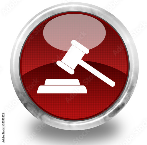 Justice glossy icon