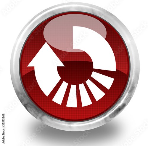 Refresh glossy icon